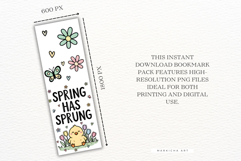 Hello Spring Bookmark Png Bundle Product Image 5