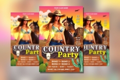 Country Party Flyer, Country Night flyer, Country Music Product Image 5