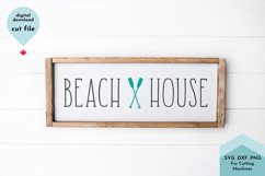 Beach House SVG Cut File Product Image 1