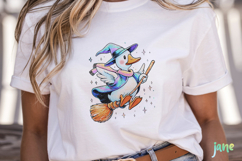 Pastel Witchy Goose Clipart Sublimation Product Image 2