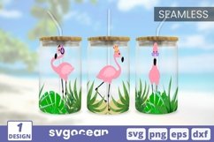 Can Glass Wrap SVG Bundle | Summer | Flamingo Product Image 10