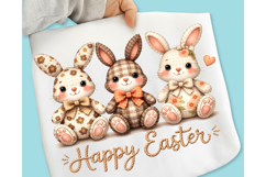 Bunny Coquette Bow PNG, Easter Bunny PNG, Happy Ester PNG Product Image 1