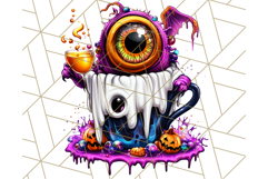Spooky Café Cuties Halloween PNG Clipart, Holiday Elements Product Image 5