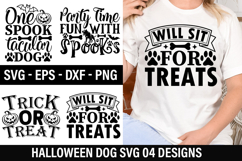 Halloween Dog SVG Design - Party Time Fun with Spooks Product Image 1