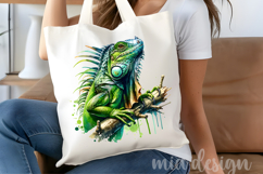 Iguana PNG, Tropical Reptile Sublimation Product Image 4
