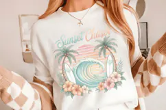 Sunset Chaser PNG sublimation |Beach & Summer PNG T-Shirt Product Image 6