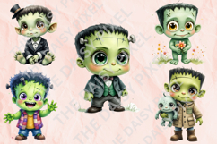 Cute Frankenstein, Frankenstein Kid, Monster Kids, 20 PNGs Product Image 5