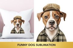 Funny Crazy Dog Sublimation, Dog Clipart Product Image 1