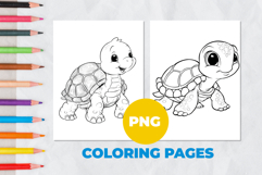 Turtle Coloring Pages | Coloring book Product Image 1