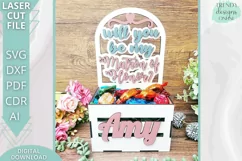 Will you be my Matron of honor Crate laser cut file Product Image 4