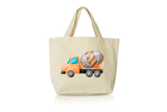 Watercolor Construction Vehicles Clipart Product Image 5