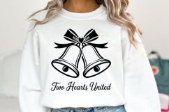 Two hearts United Svg | Christmas svg | Shirt Svg Product Image 1