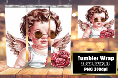 VIBRANT 20oz Tumbler Artwork , Cupid Product Image 1