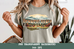 Pennsylvania State PNG, Stone Bridge Rural Sublimation Product Image 5