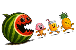 Funny Summer Ghosts PNG, Summer Vibes PNG, Funny Summer PNG Product Image 3
