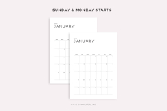 2026 Monthly Calendar Printable &amp; Fillable, A4/Letter Size Product Image 5