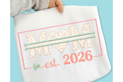 Mother's Day PNG, She is Mom PNG, Faux Yarn Mama PNG, Mother Product Image 5