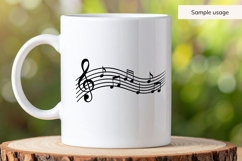 Hand Drawn Music Notes SVG Product Image 5