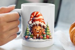 Beautiful Christmas Gingerbread Clipart, Christmas PNG Product Image 5