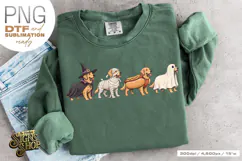Halloween Golden Retriever DTF PNG Product Image 4