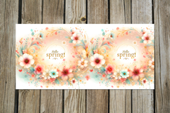 Watercolor Hello Spring | 4 Flower Sublimation Mug designs P Product Image 5