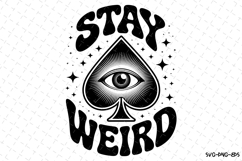 Stay Weird Svg | Halloween Svg | Svg Cut Files Product Image 1