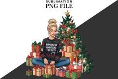 Christmas motivational women png design for T-shirts Product Image 2