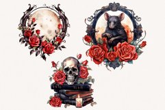 Gothic clipart, Halloween clipart, Halloween bundle Product Image 4