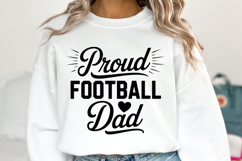 Proud Football Dad Svg | Game Day Svg | Shirt Svg Product Image 5