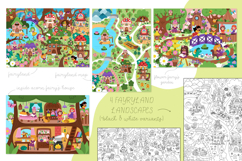 Fairyland clipart, seamless patterns and designs collection Product Image 5