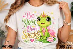 Be Your Own Sparkle PNG, Frog Princess Product Image 5