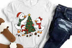 Christmas Ducks PNG Clipart, Decorating Christmas Tree Product Image 4
