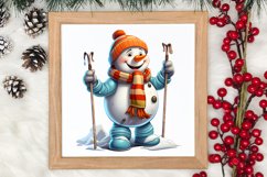 Funny Snowman Sublimation Clipart, Christmas PNG Product Image 4