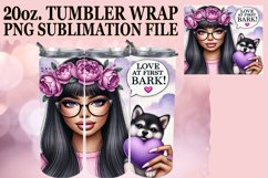 JOYFUL ESCAPE 20oz TUMBLER WRAP, Dog Mom Product Image 1