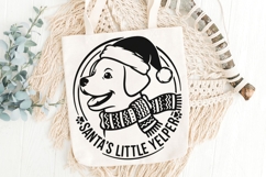 Santa’s Little Yelper Svg, Funny Dog Lover Christmas Svg. Product Image 6