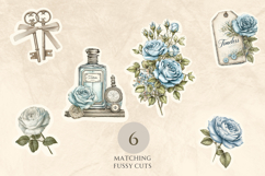 Blue Roses &amp; Lace 29 Printable Junk Journal Loaded Tags Product Image 5