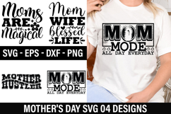 Mother's Day SVG Design - Mom Mode All Day Everyday Product Image 1