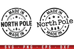 North Pole Stamp SVG Bundle, Christmas Svg Png Bundle Product Image 5