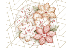 Christmas Cottagecore Kitchen Clipart PNG, Holiday Decor Product Image 5