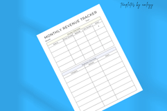 Monthly Revenue Tracker Planner | Editable Canva Template Product Image 5