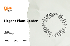 Elegant Plant Border Product Image 1