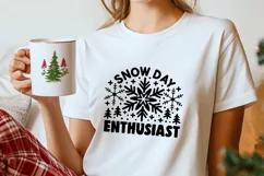 Snow Day Enthusiast Svg, Snow Day Vibes Svg, Snow Lover Svg. Product Image 6