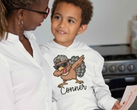 Custom Thanksgiving Boys Turkey Camo With Kid Names PNG Product Image 2