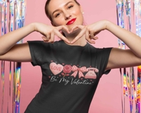 Be My Valentine Yarn PNG, Trendy Valentine Png, Vday Preppy Product Image 3