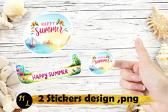Beach stickers png ,happy summer stickers,summer stickers Product Image 1
