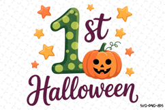 1st Halloween Svg | Halloween Svg | Svg Cut Files Product Image 1