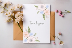 Watercolor Romance Floral Clipart Product Image 5
