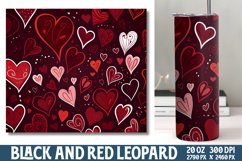 Valentine Red and Black Tumbler Wrap Bundle Product Image 6