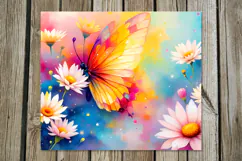 Fairy Butterfly | 4 skinny tumbler Sublimation designs PLUS Product Image 5