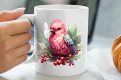 Christmas Birds Clipart , Christmas Birds Clipart Product Image 5